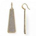 ABS Glitter Linear Drop Earrings